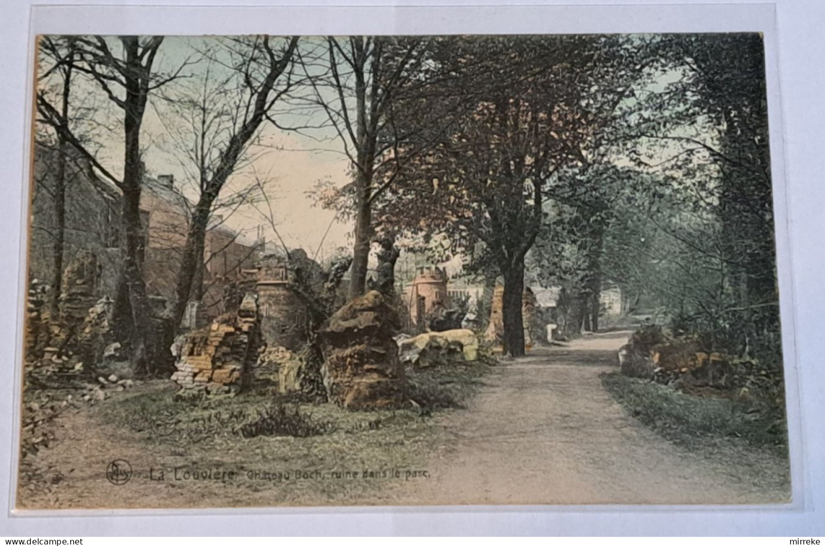 @J@  -  LA LOUVIERE  -   Château Boch , Ruine Dans Le Parc  -  Zie / Voir Scan's - La Louvière