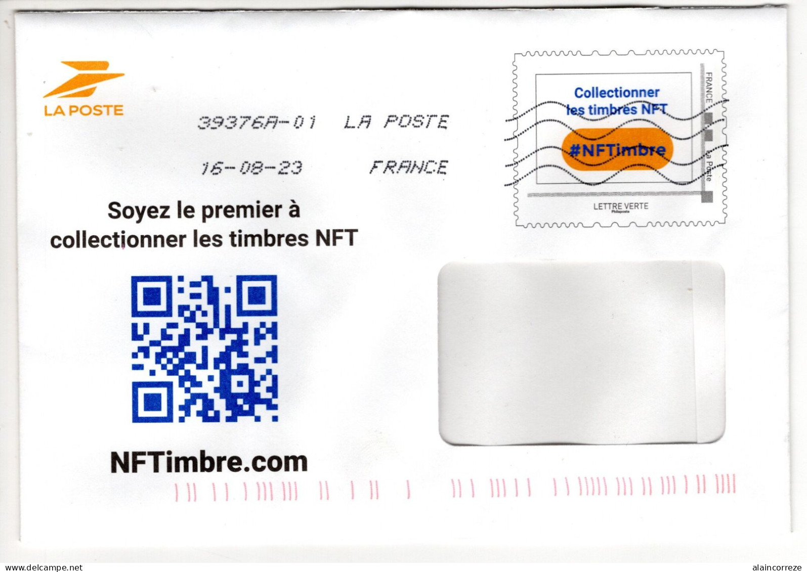 Entier Postal Phil@poste PAP De Service NFTimbre.com De La Poste Avec Sa Carte Pseudo Entier Lettre Verte - Listos A Ser Enviados: TSC Y Transplantados Semioficiales