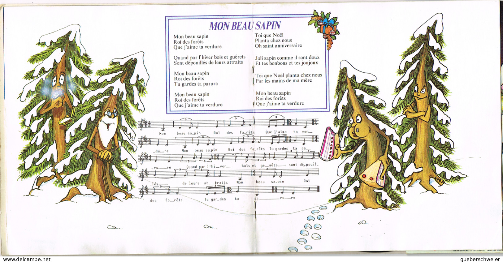 DOROTHEE chante Noël 45 tours EP - album avec partitions et textes - vive le vent - les rois mages -mon beau sapin...