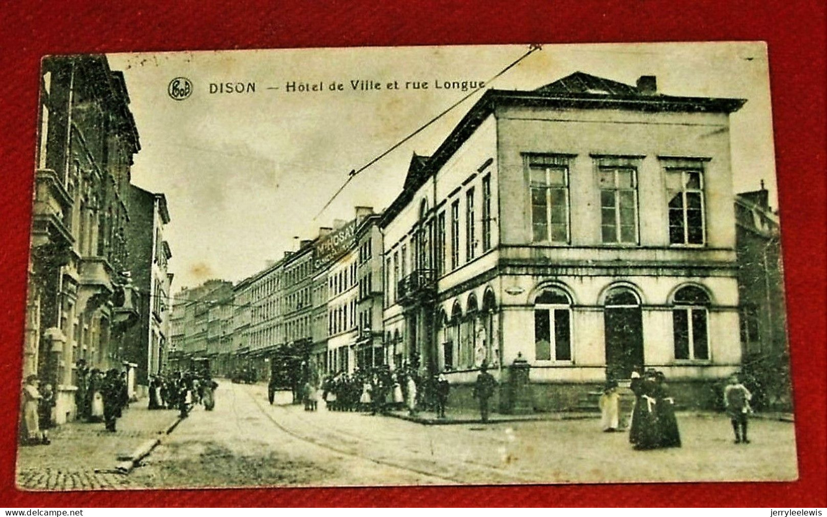 DISON  - Hôtel  De Ville Et Rue Longue  -  1923  - - Dison