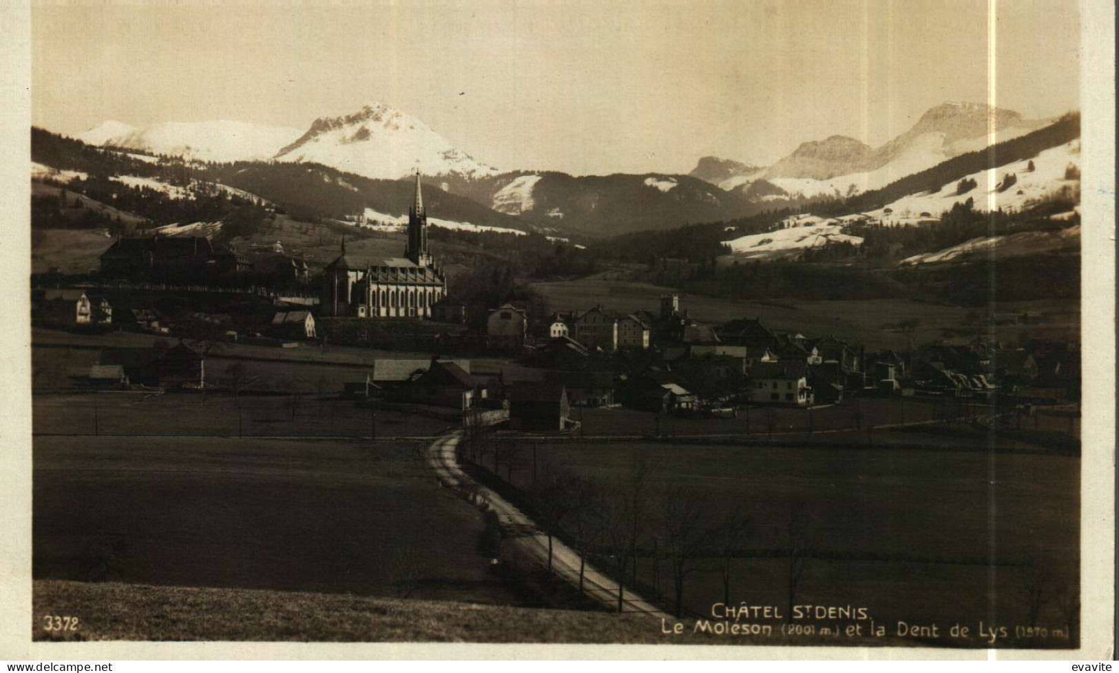 CPA  Suisse -   FR     CHÂTEL St DENIS - Châtel-Saint-Denis