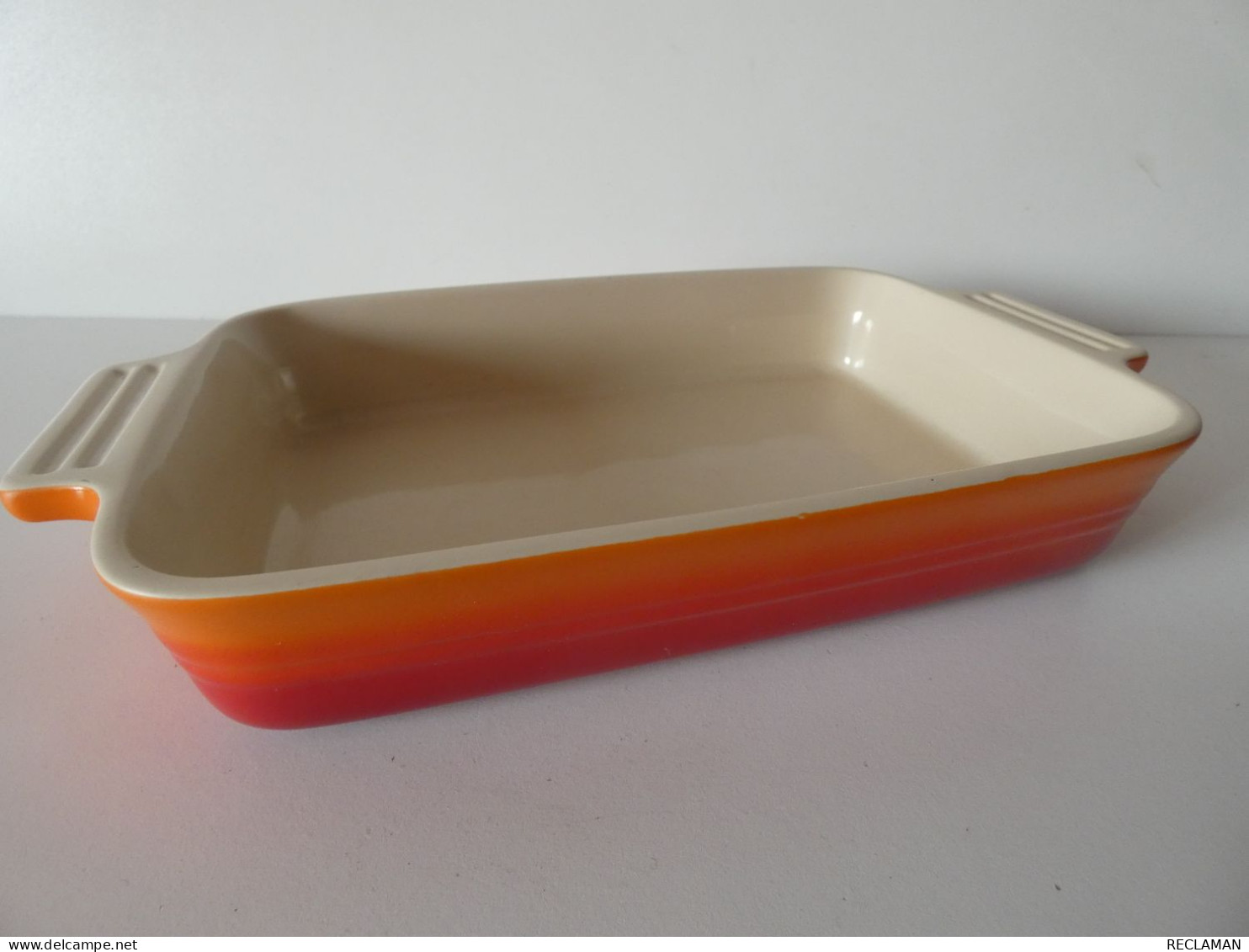 Le Creuset Plat Rectangulaire 26 Cms Céramique émaillée Couleur Volcanique - Portate