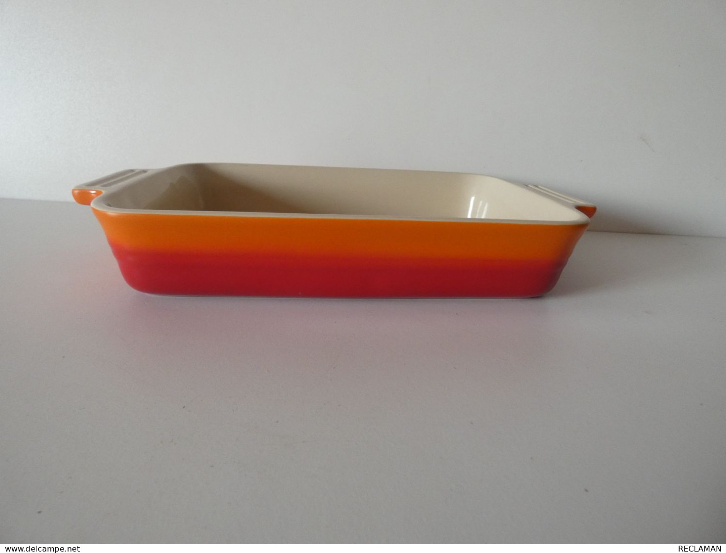 Le Creuset Plat Rectangulaire 26 Cms Céramique émaillée Couleur Volcanique - Dishes