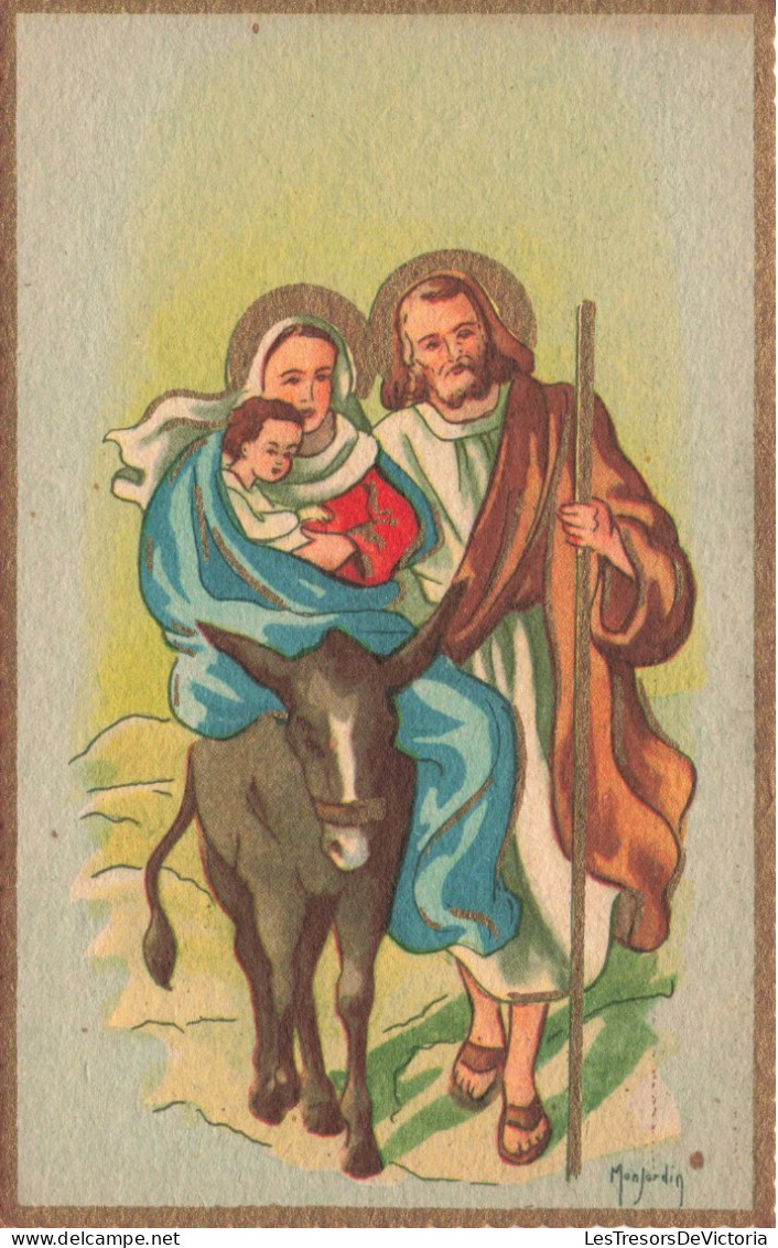 RELIGION - Christianisme - Jésus Avec Marie Et Joseph -  Carte Postale Ancienne - Jezus