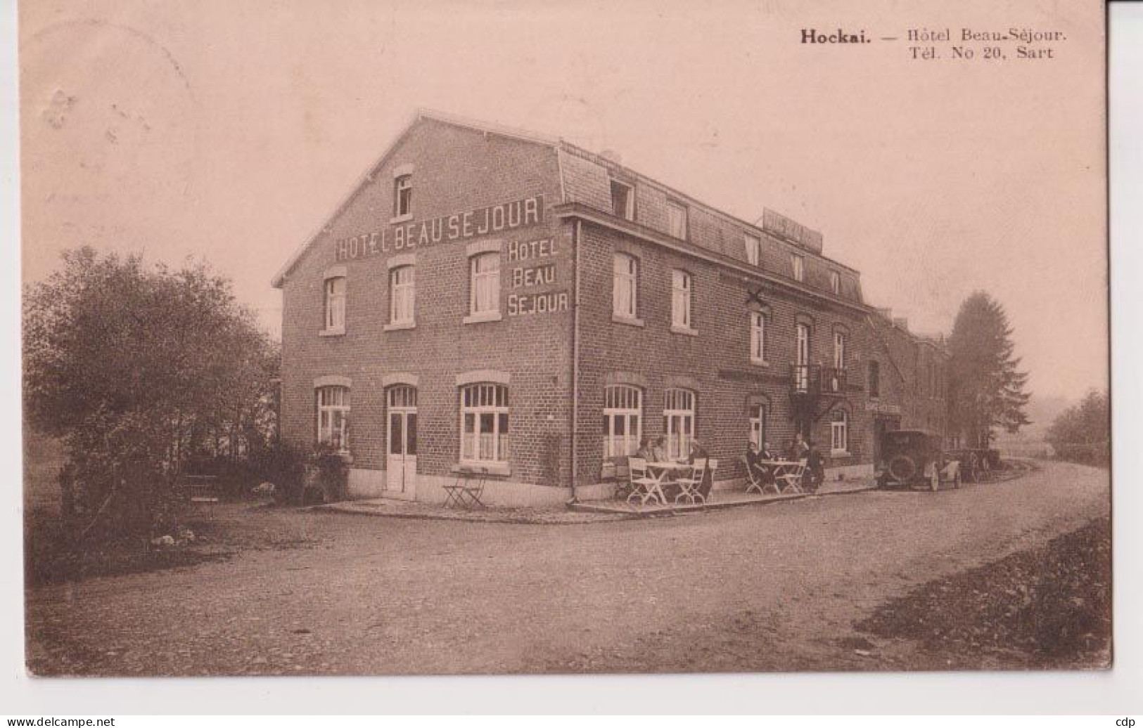 Cpa Hockai   1928   Hotel - Stavelot