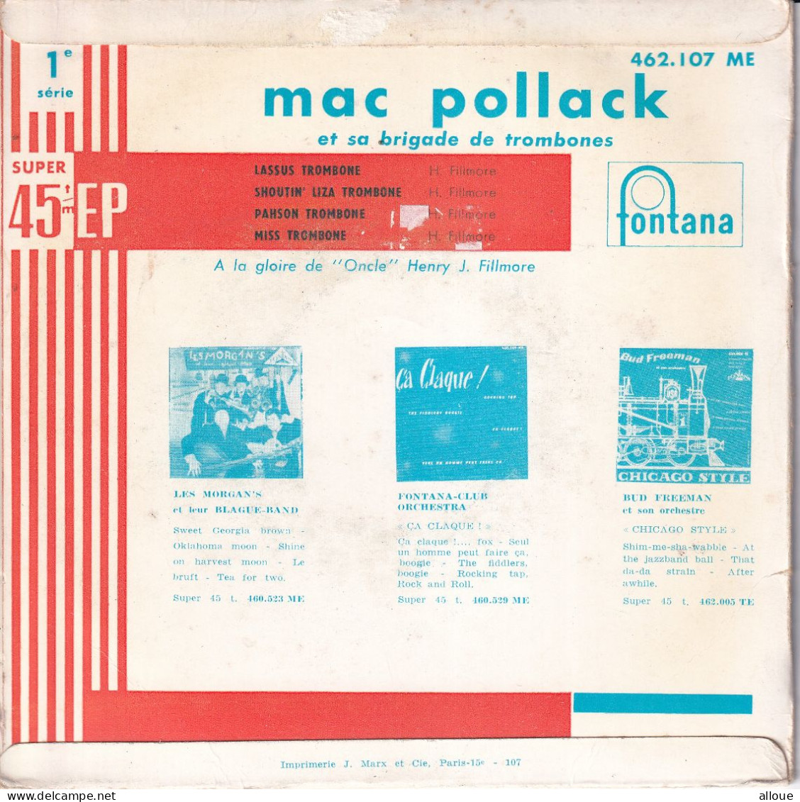 MAC POLLACK  - FR EP - JASSUS TROMBONE + 3 - Strumentali