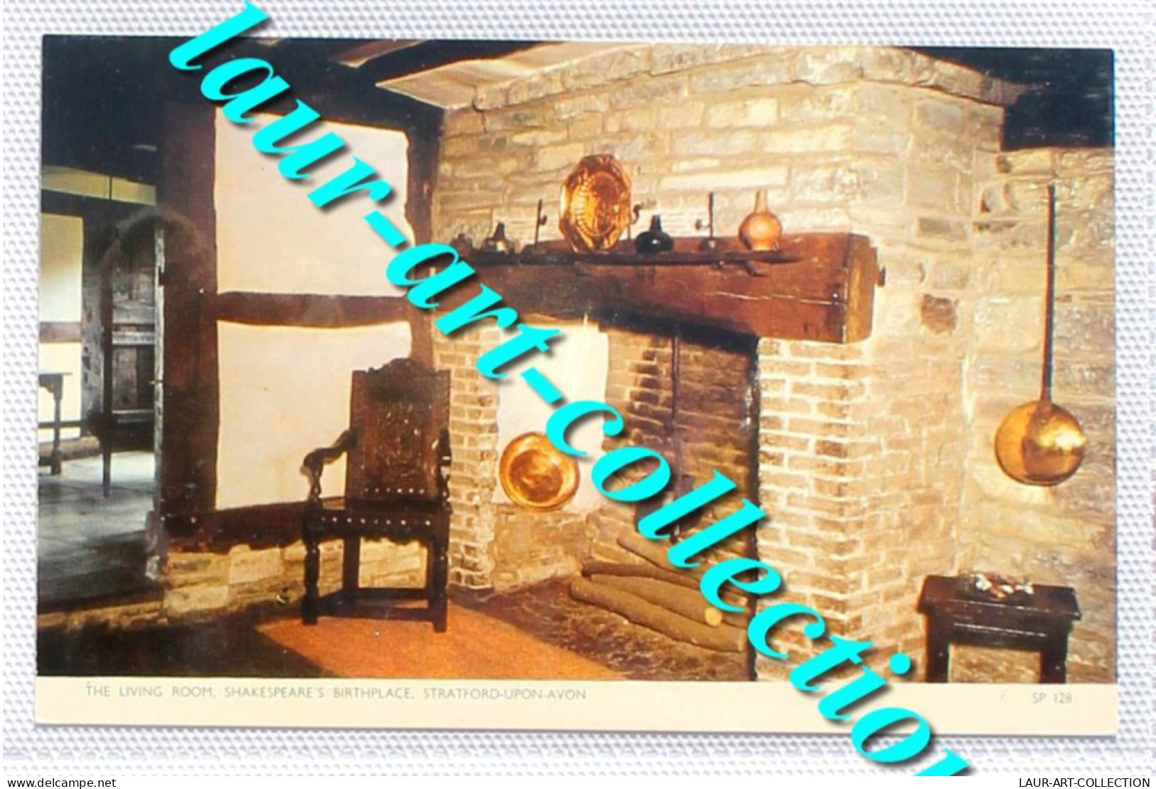 CARTE POSTALE ANGLETERRE STRATFORD AVON SHAKESPEARE'S BIRTHPLACE LIVING CHEMINÉE / CARTE POSTALE ANCIEN, POSTCARD (2013) - Stratford Upon Avon