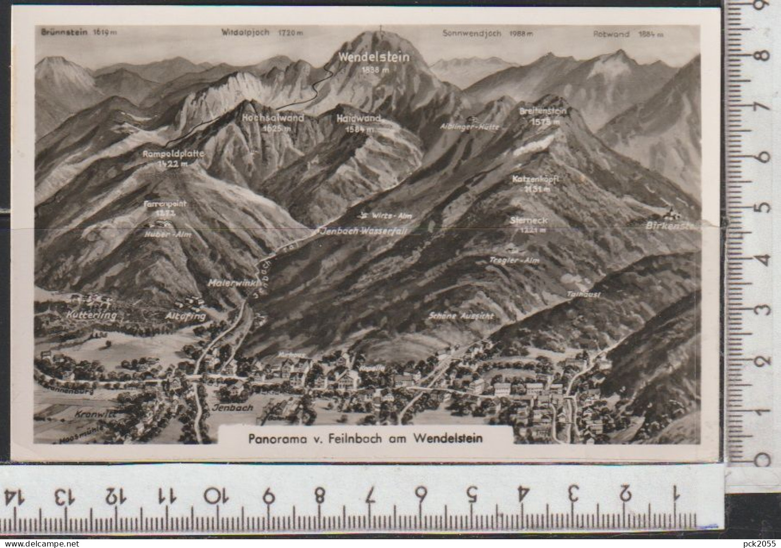 PANORAMA Von FEILNBACH Am Wendelstein , Nicht Gelaufen ( AK 3585) - Bad Aibling