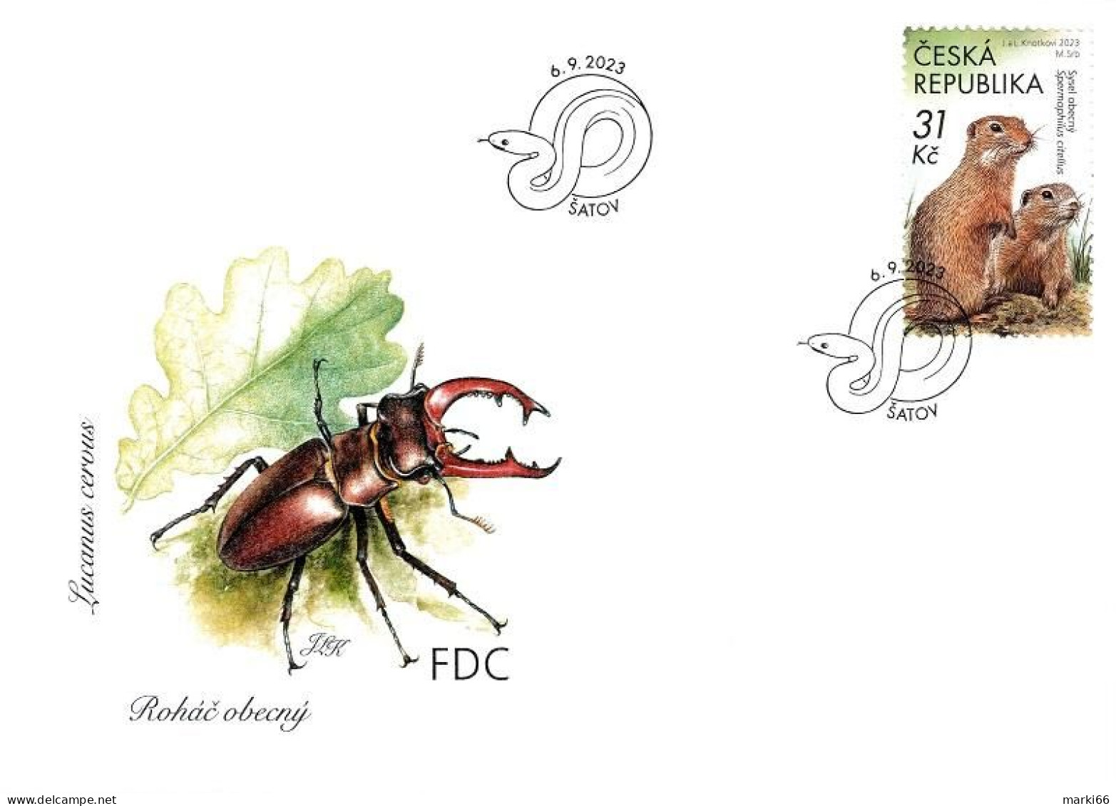 Czech Republic - 2023 - Nature Protection - Podyji National Park - Set Of 4 FDCs (first Day Covers) - FDC