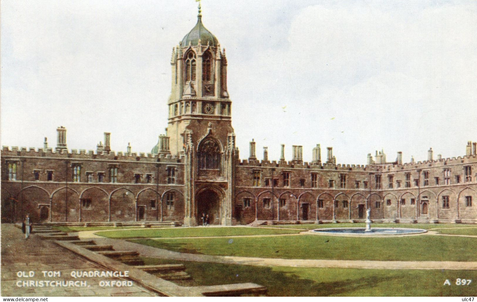 - OLD TOM QUADRANGLE CHRISTCHURCH.  OXFORD. - - Oxford