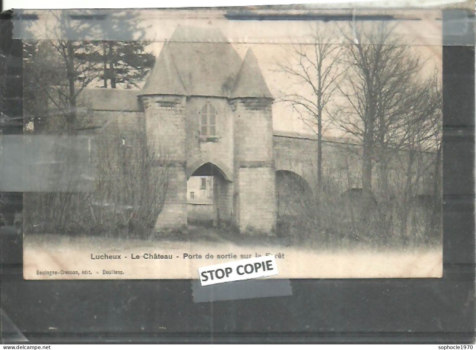 08-2023 - TOU160/211 - SOMME - 80 - LUCHEUX - La Château - Porte De Sortie Sur La Forêt - Lucheux