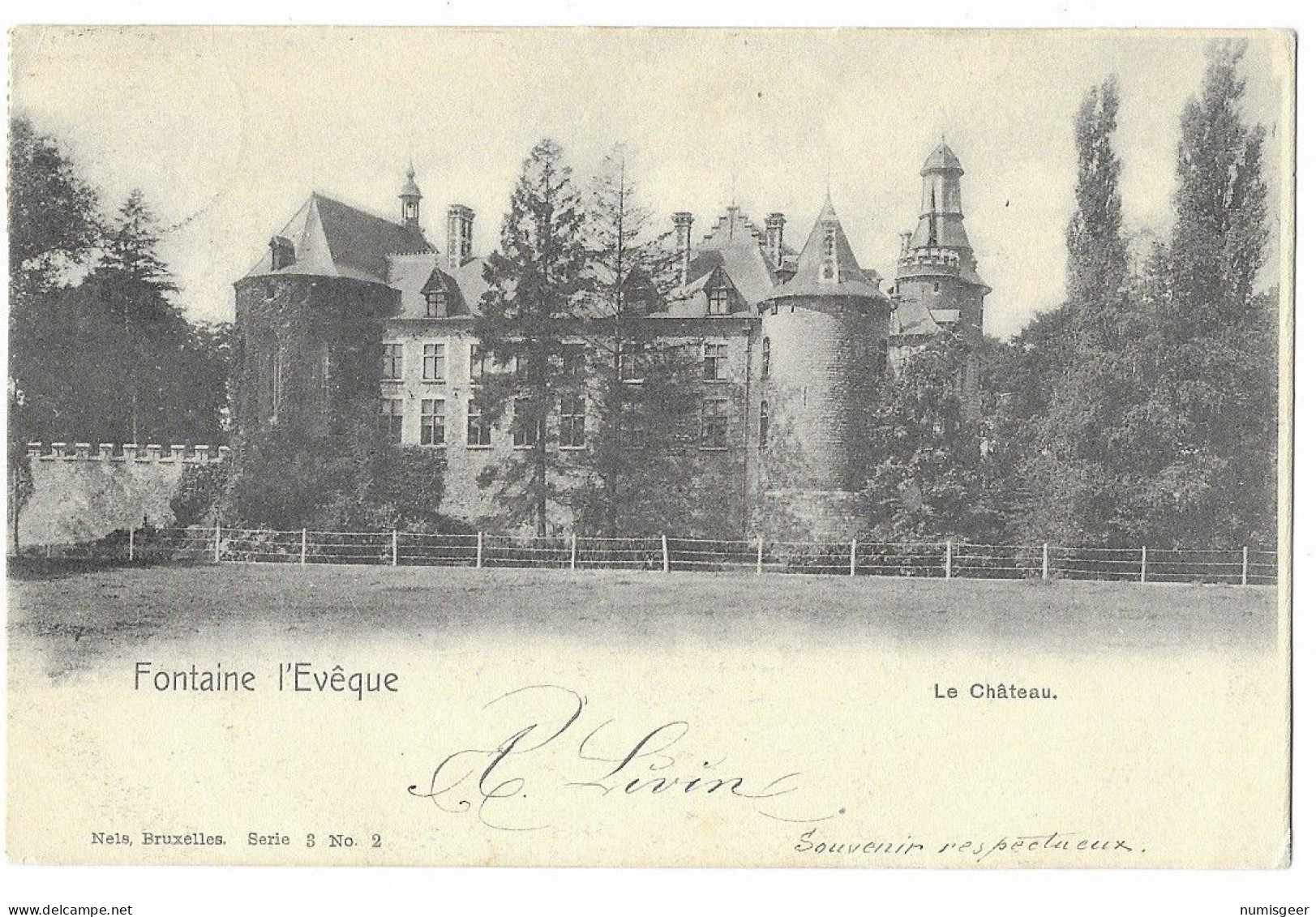 Fontaine L'Evêque  --  Le Château - Fontaine-l'Eveque