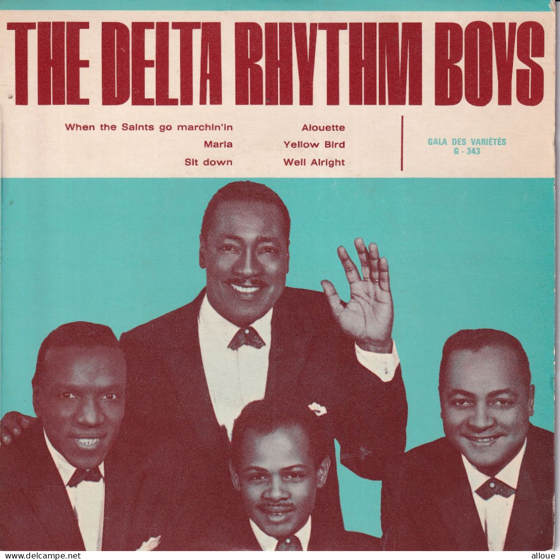 THE DELTA RHYTHM BOYS - FR EP - WHEN THE SAINTS GO MARCHIN' IN  + 5 - Chants Gospels Et Religieux