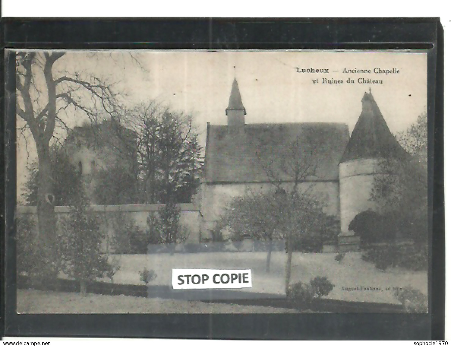 08-2023 - TOU160/211 - SOMME - 80 - LUCHEUX - Le Château - L'ancienne Chapelle Et Ruines Du Château - Lucheux