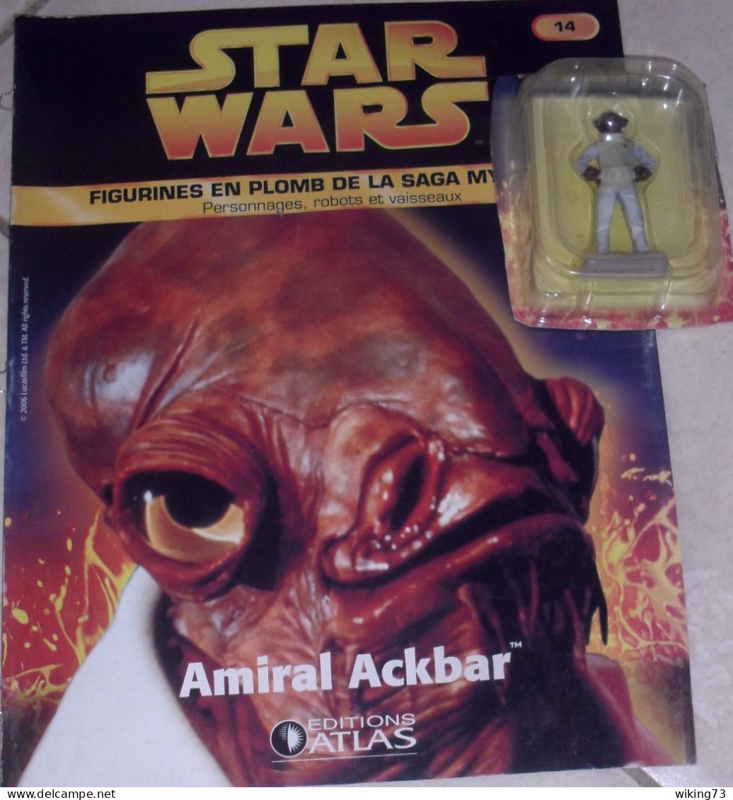 Soldat De Plomb " Amiral Ackbar " - Star Wars - Atlas - Films - Figurine - Collection - Sonstige & Ohne Zuordnung