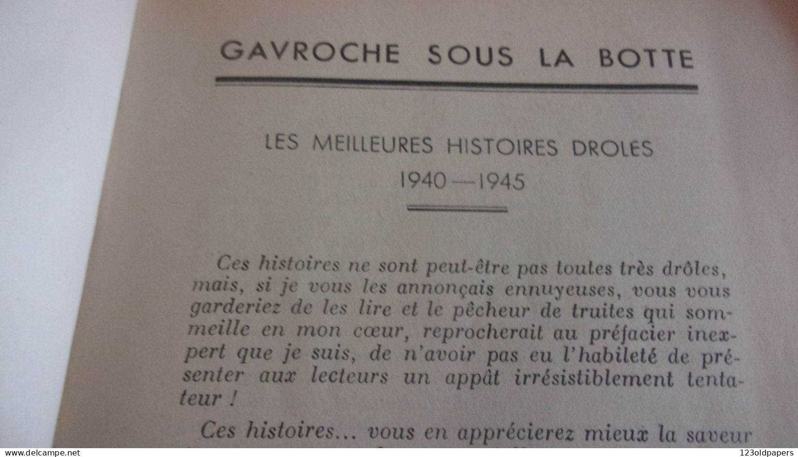 WWII GAVROCHE SOUS LA BOTTE ILLUSTRE HISTOIRES DROLES JUDAICA  HITLER JUIF...76 PAGES - 1939-45