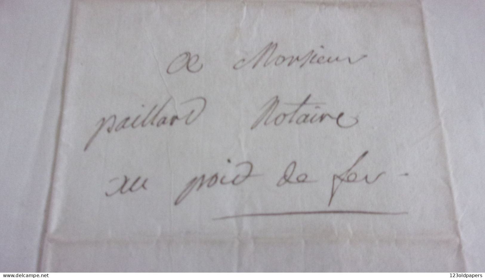 LA CHARITÉ  LOIRE  22 BRUMAIRE AN 12 1803 ORDONNANCE MEDECIN LISON A PAILLARD NOTAIRE AU  POIDS DE FER JOUET SUR AUBOIS - Manuscritos