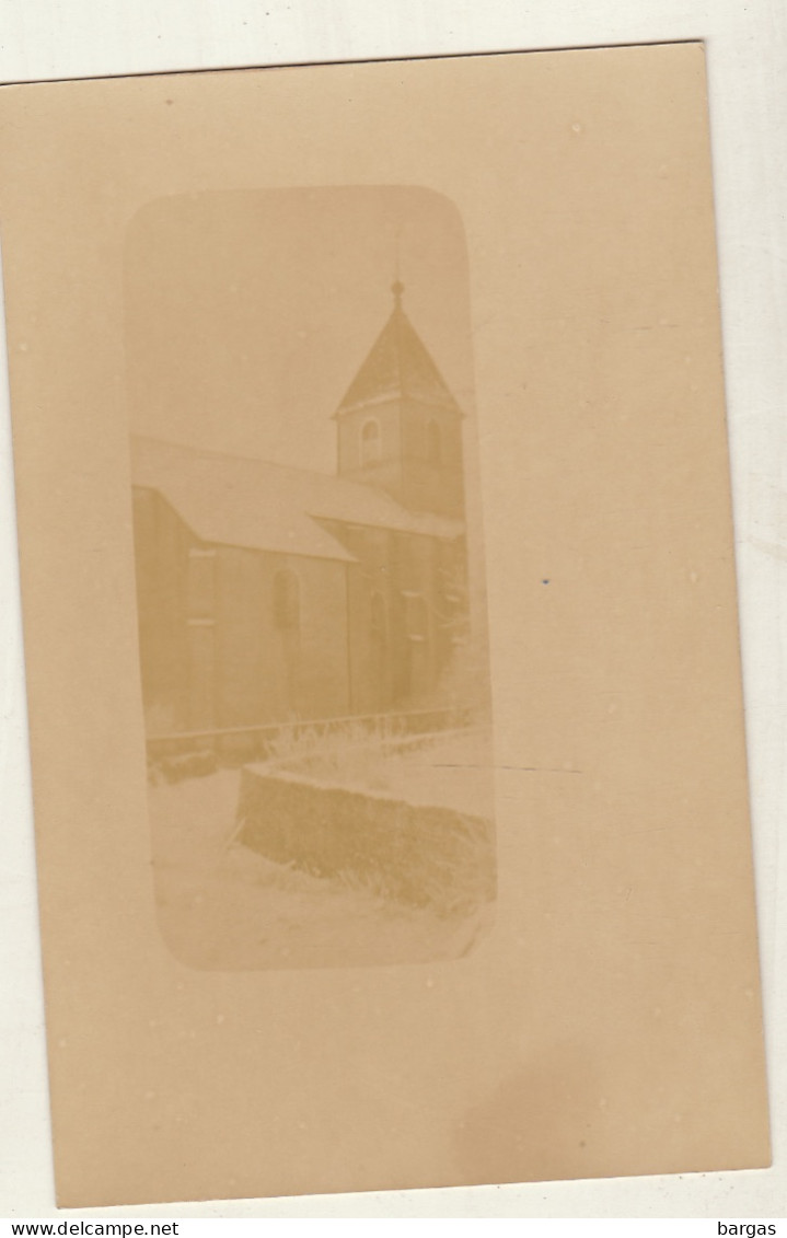 Rare Carte Photo L'église De Courtesoult Et Gatay Haute Saône - Champlitte