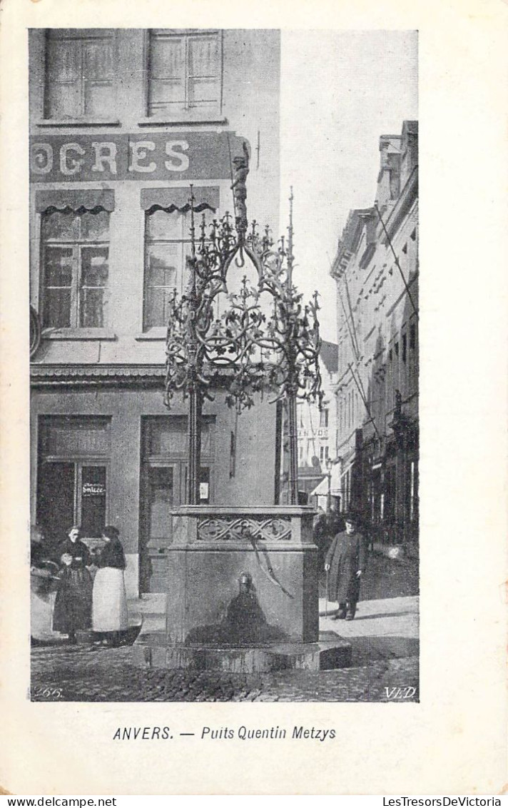 BELGIQUE - Anvers - Puits Quentin Metzys - Carte Postale Ancienne - Antwerpen