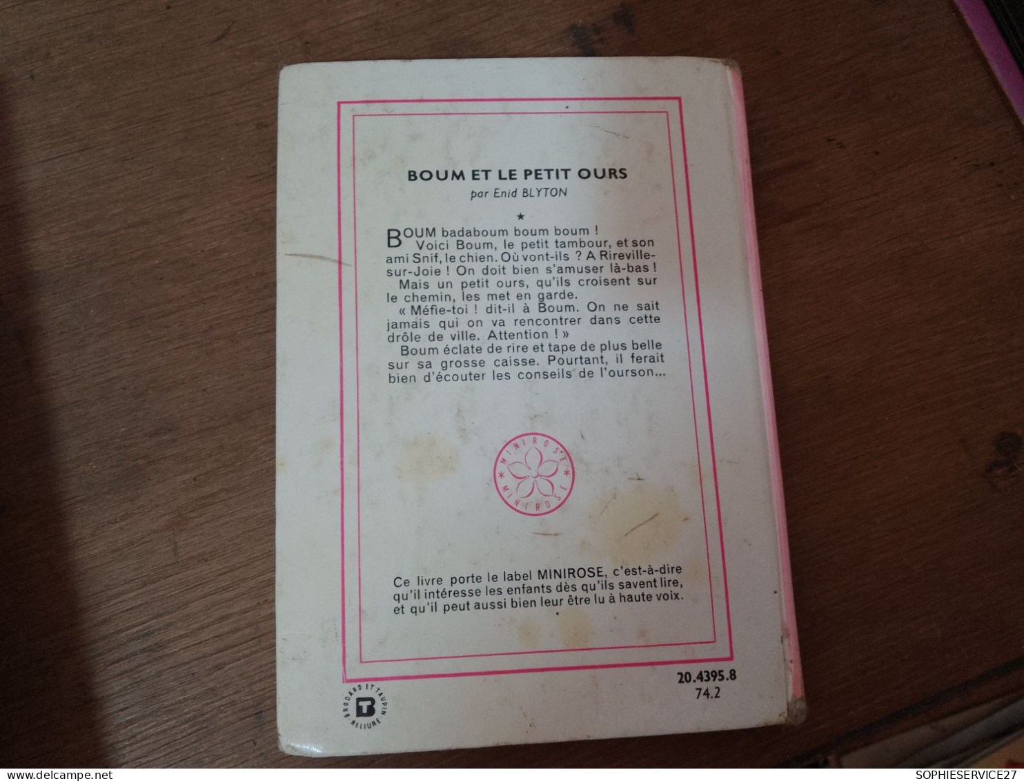 130 //  BOUM ET LE PETIT OURS  / ENID BLYTON - Bibliotheque Rose