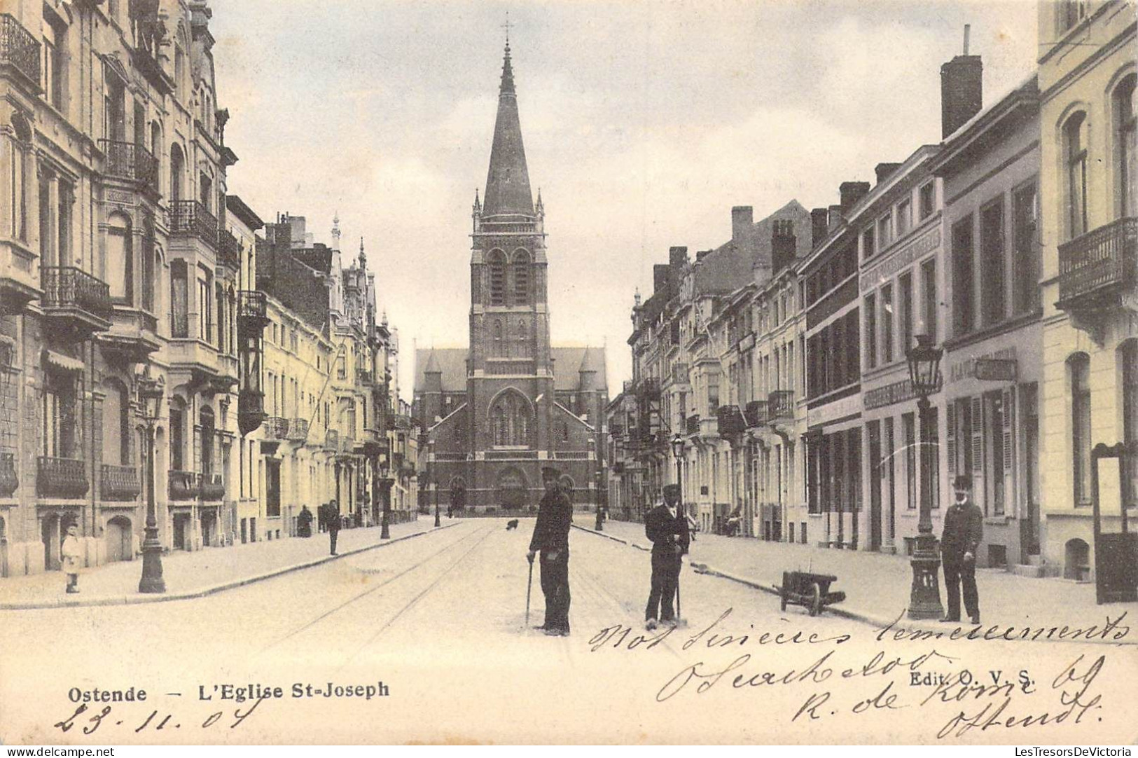 BELGIQUE - Ostende - L'Eglise St-Joseph - Carte Postale Ancienne - Oostende