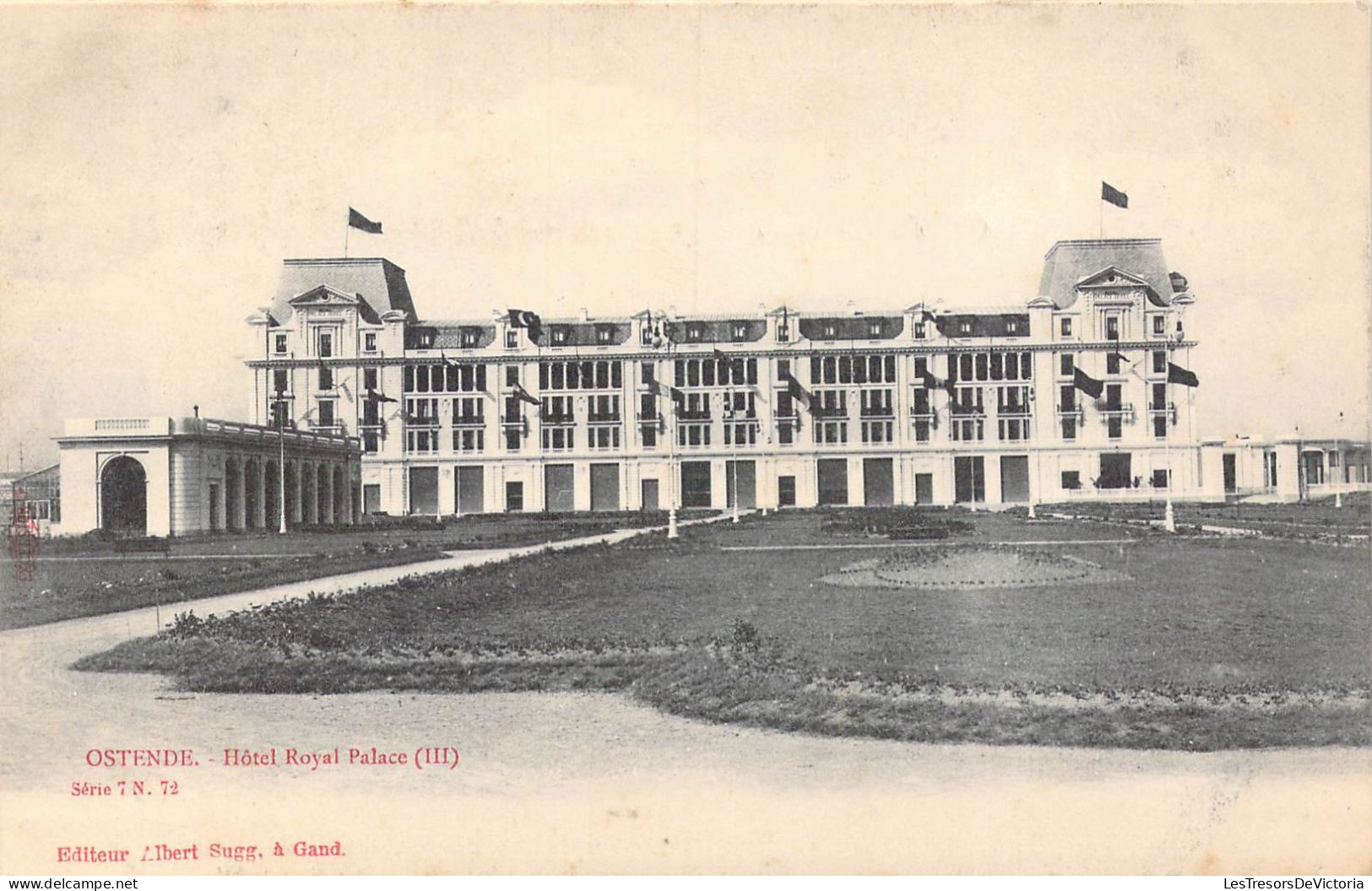 BELGIQUE - Ostende - Hôtel Royal Palace - Carte Postale Ancienne - Oostende