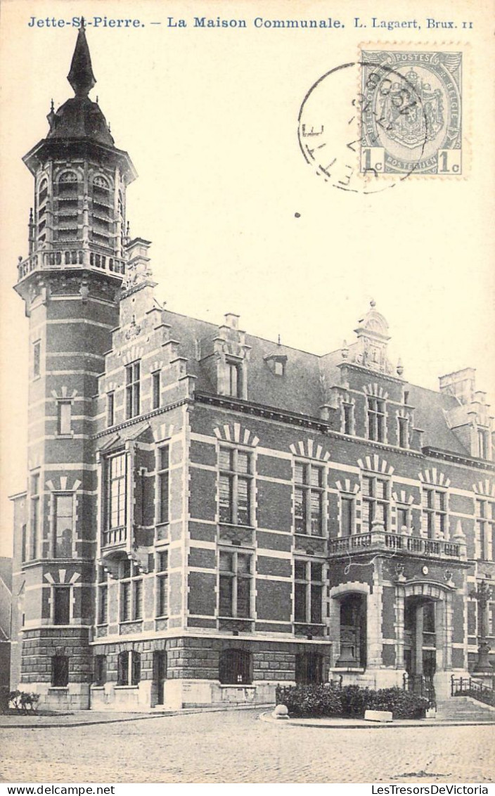 BELGIQUE - Jette-St-Pierre - La Maison Communale - Carte Postale Ancienne - Autres & Non Classés