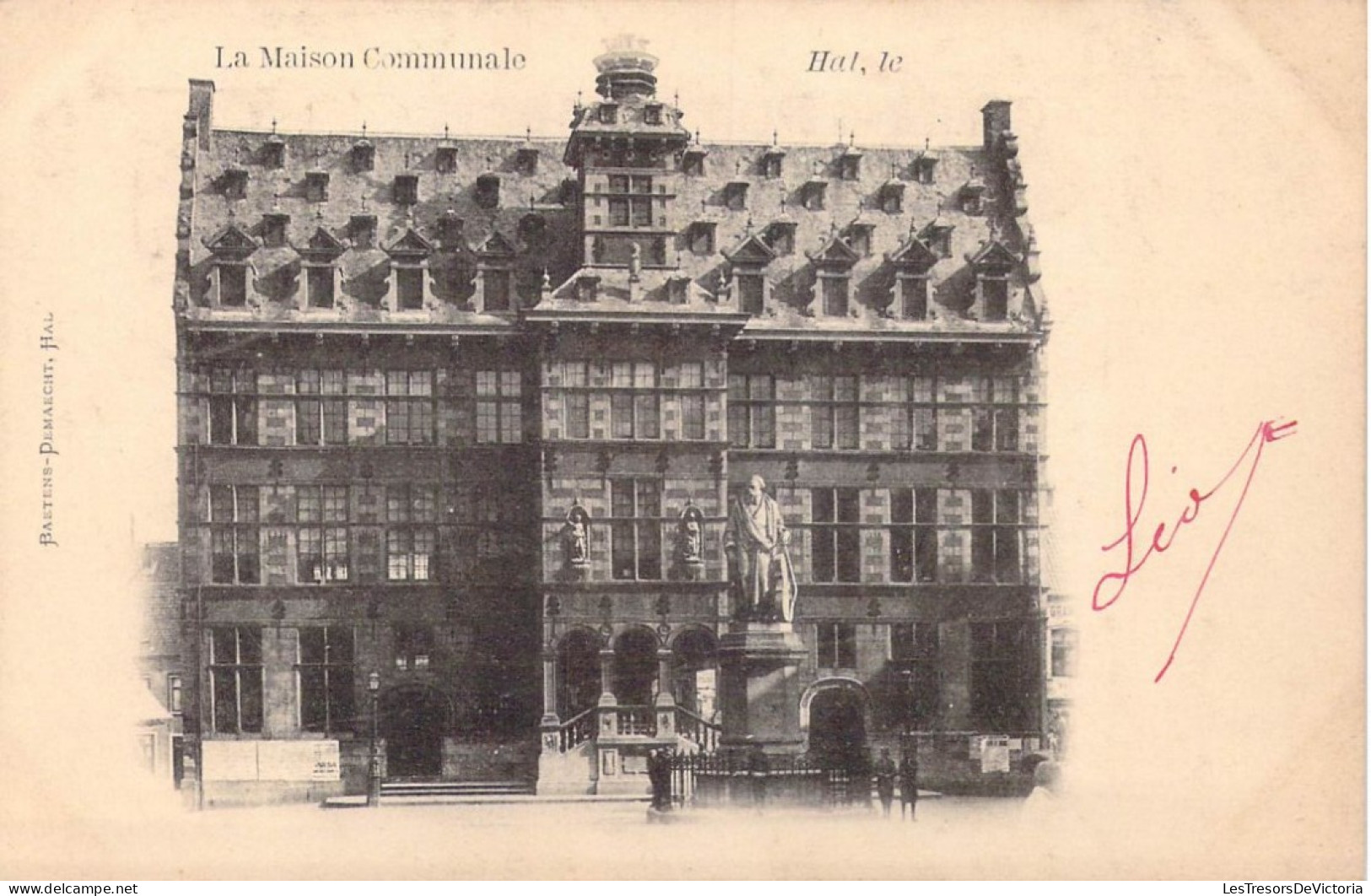 BELGIQUE - Hal - La Maison Communale - Carte Postale Ancienne - Halle