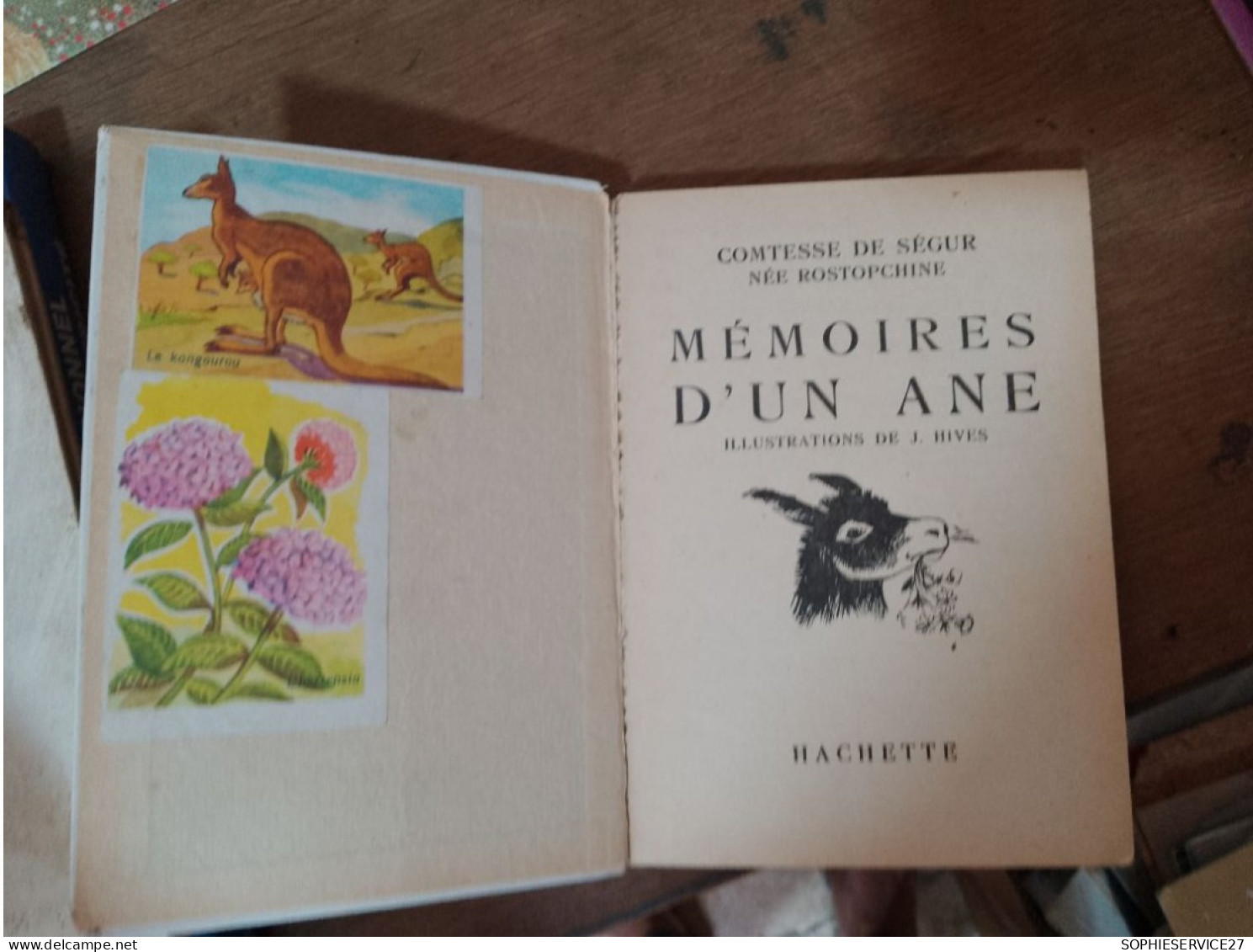 130 //  LES MEMOIRES D'UN ANE  / COMTESSE DE SEGUR - Bibliotheque Rose