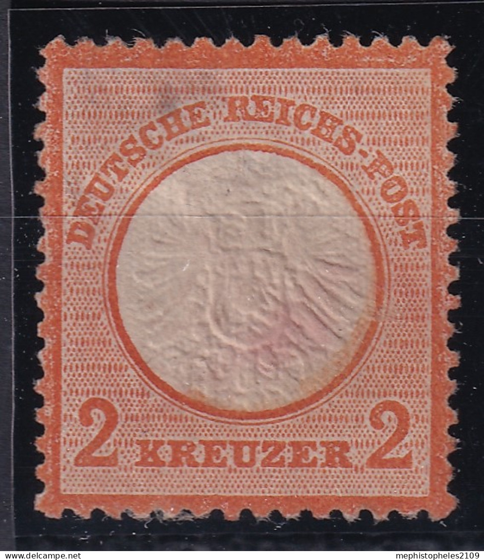 DEUTSCHES REICH 1872 - MLH - Mi 24 - Grosses Brustschild 2kr - Unused Stamps