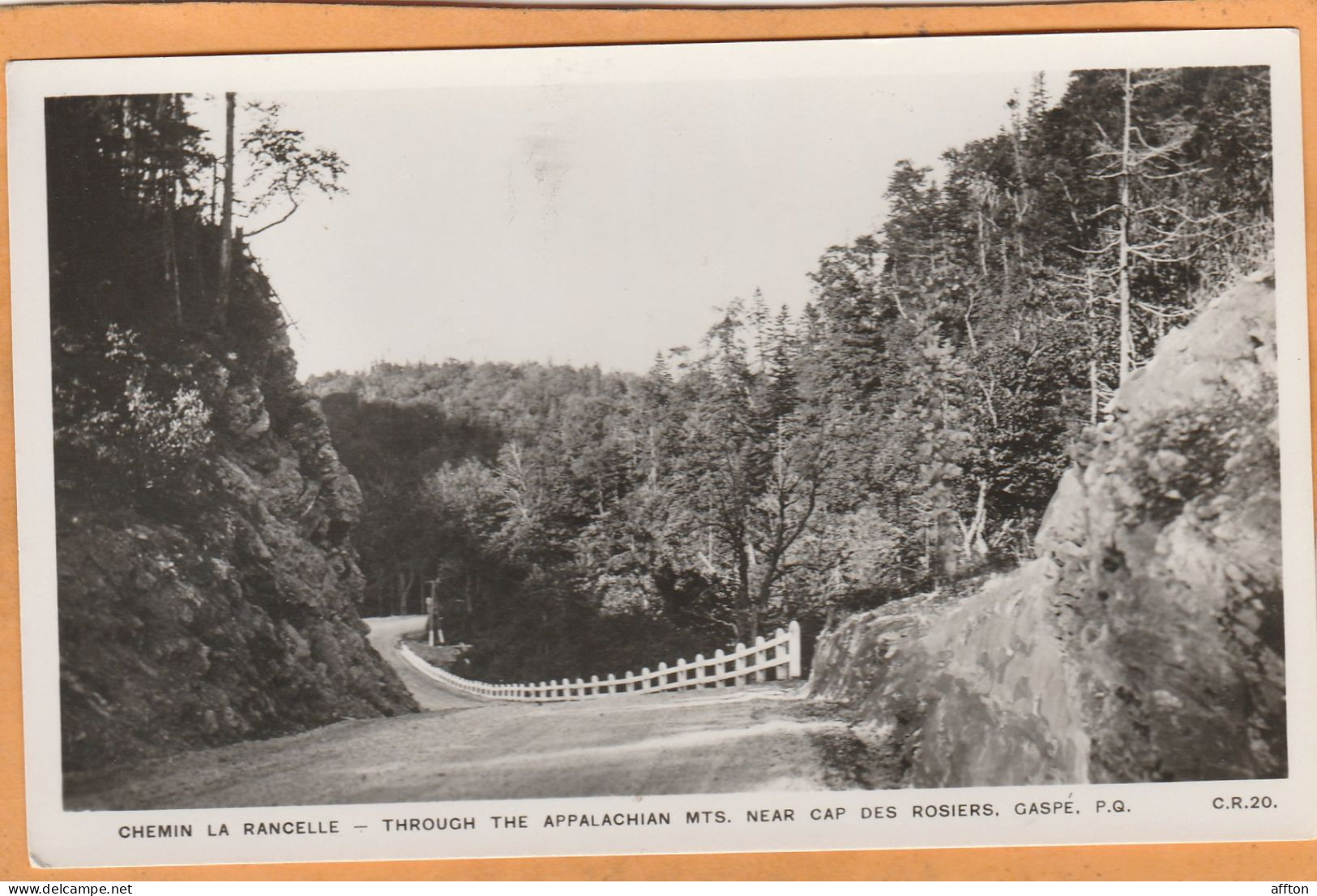 Gaspe Quebec Canada Old Real Photo Postcard - Gaspé