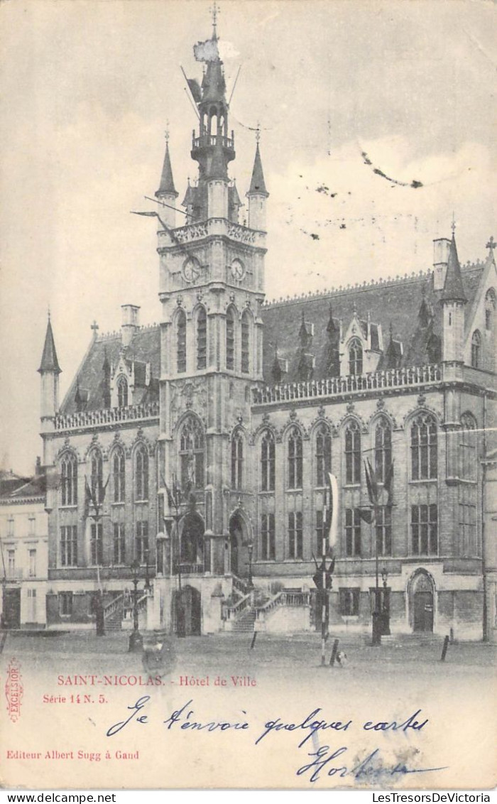 BELGIQUE - Saint-Nicolas - Hôtel De Ville - Carte Postale Ancienne - Sint-Niklaas