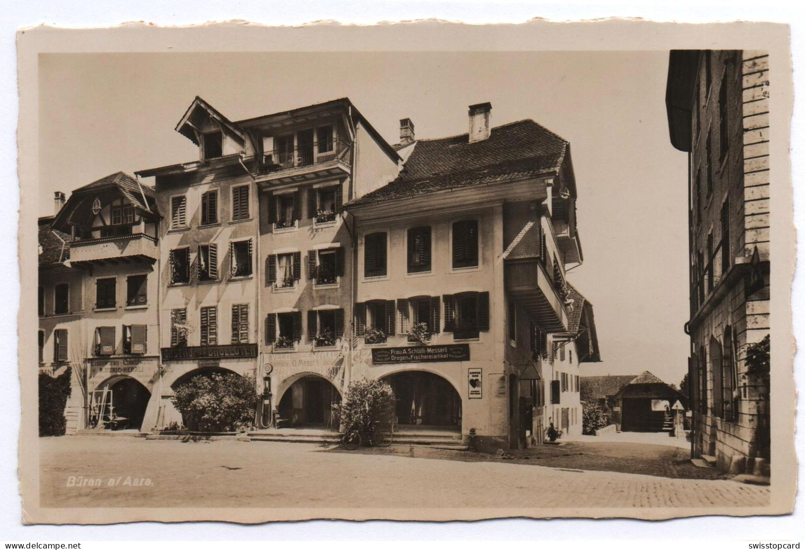 BÜREN A/Aare Gasthof Bauleuten Tanksäule - Büren An Der Aare