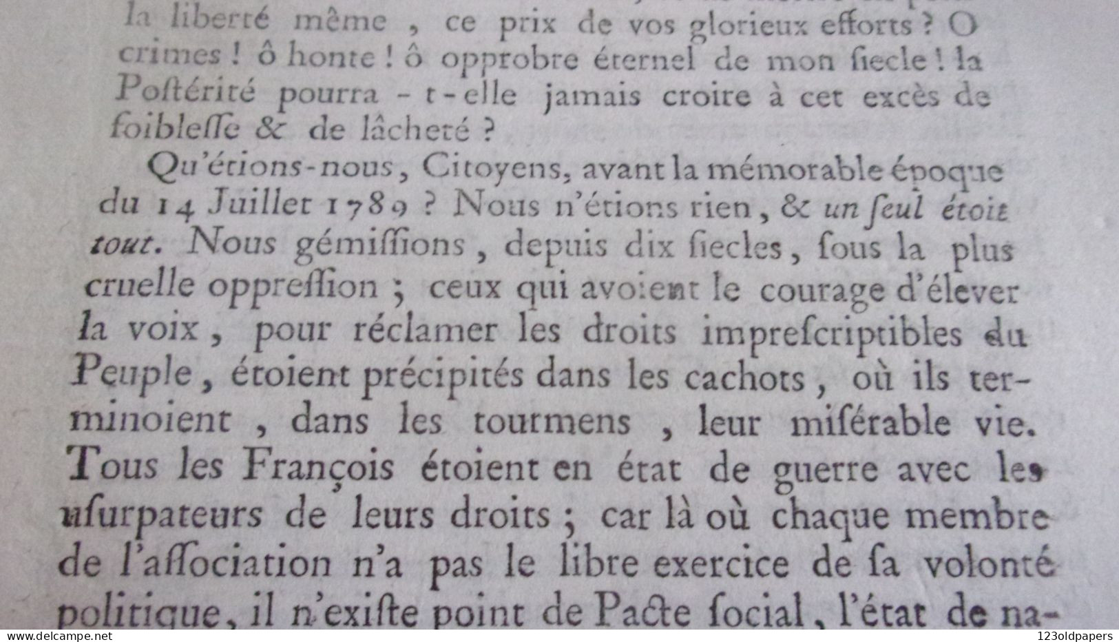 RARE 1793 Opinion De S.P. Lejeune, Député Du Département De L'Indre, Sur VOTE MORT DE  Louis CAPET (LOUIS XVI) - Centre - Val De Loire