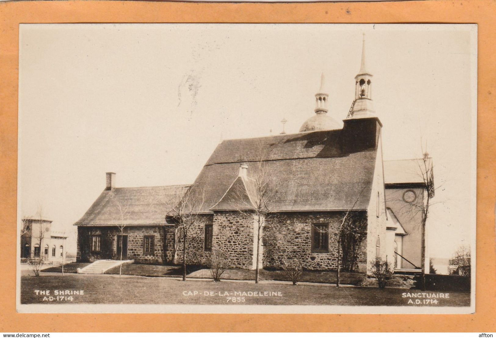 Cap-de-la-Madeleine Quebec Canada Old Real Photo Postcard - Trois-Rivières