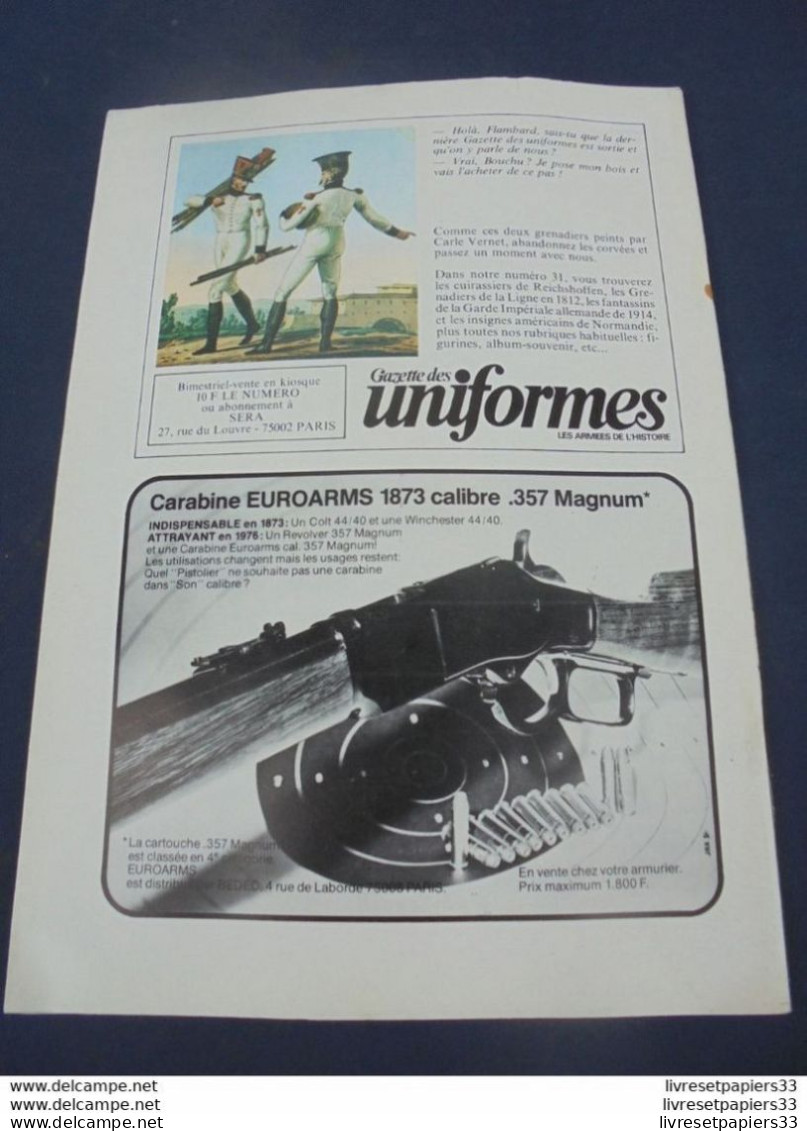 Gazette Des Armes. La Poudre Noire N°40 JUILLET AOUT 1976 - Weapons