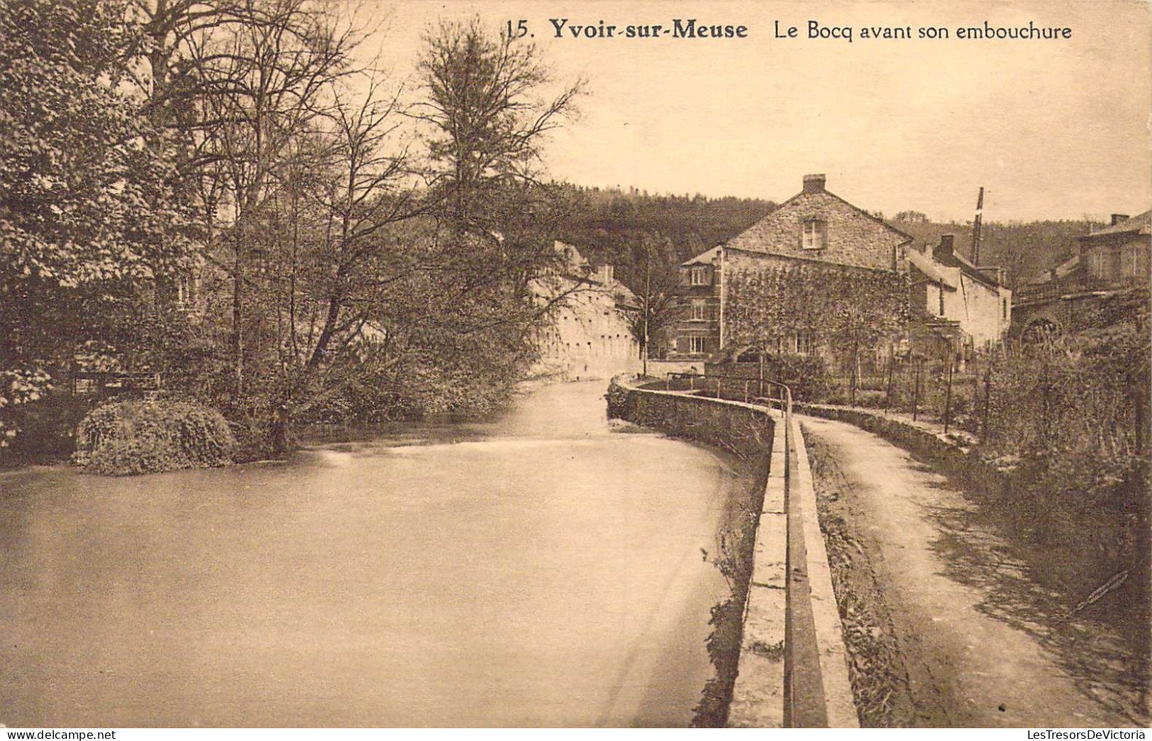 BELGIQUE - Yvoir-sur-Meuse - Le Bocq Avant Son Embouchure - Carte Postale Ancienne - Yvoir