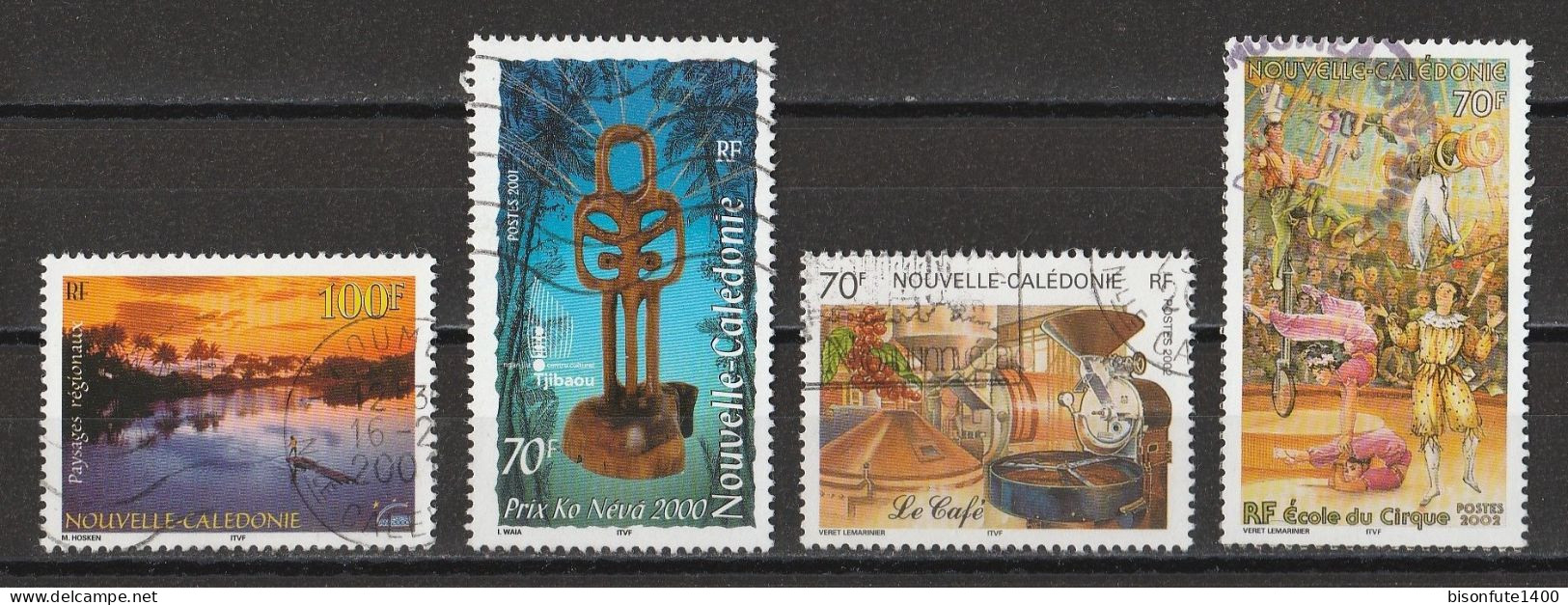 Nouvelle-Calédonie 2000 à 2002 : Timbres Yvert & Tellier N° 820 - 821 - 822 - 825 - 829 - 847 - 870 Et 875 Oblitérés. - Usati