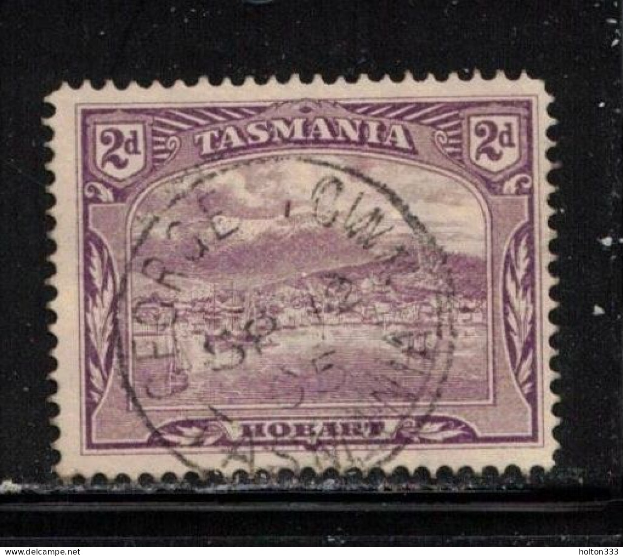 TASMANIA Scott # 104 Used HR - Excellent George ?? CDS - Gebruikt