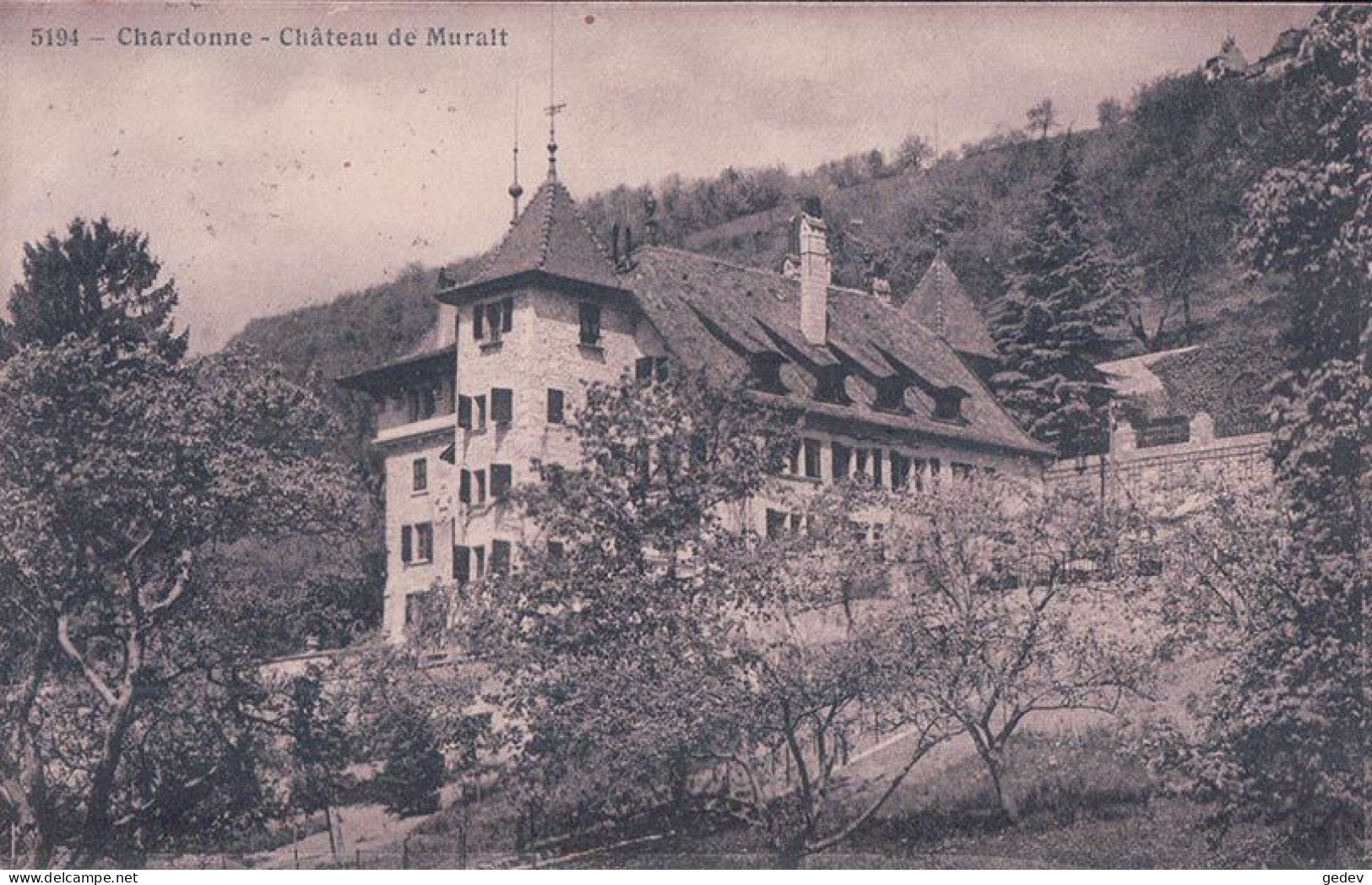 Chardonne VD, Château De Muralt (5194) - Chardonne