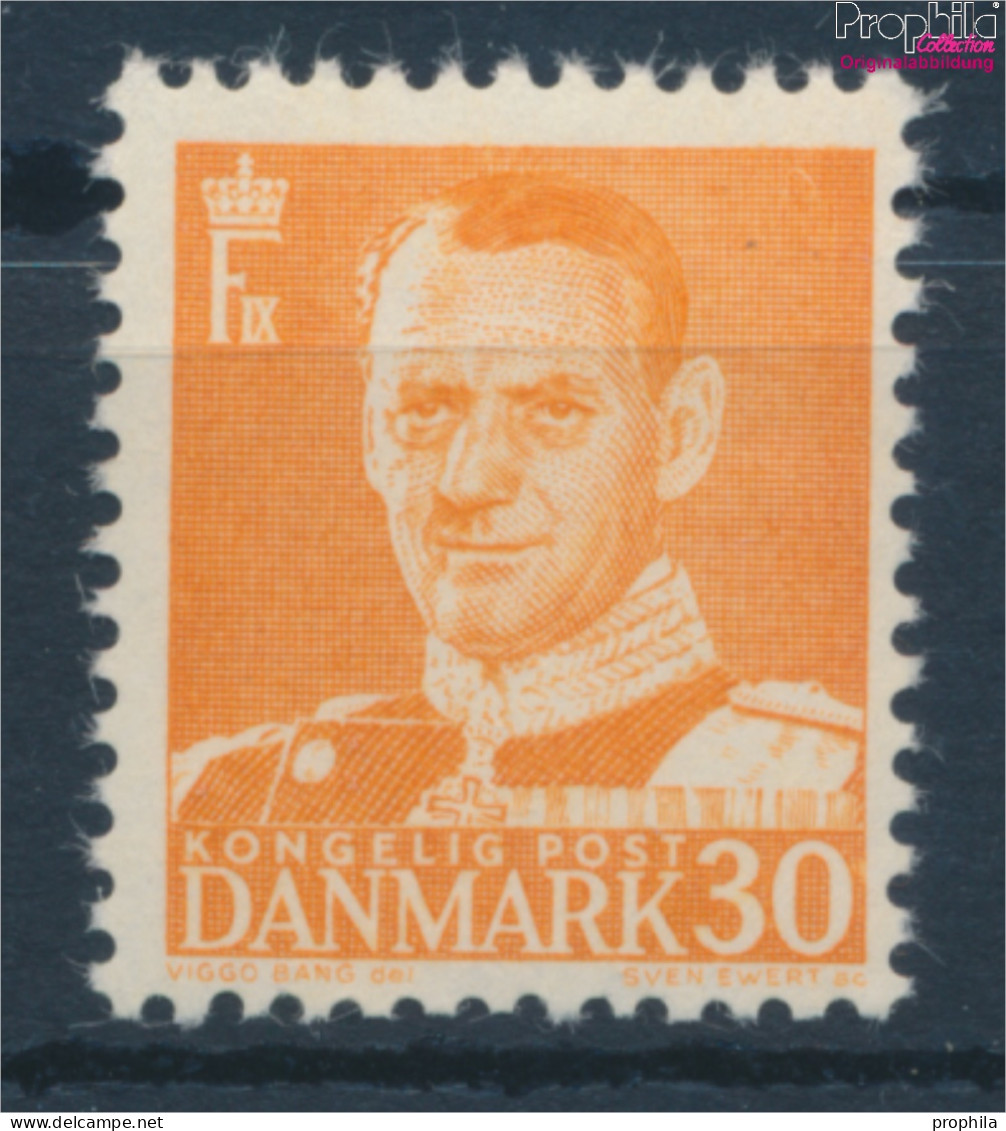 Dänemark 308III Type III Postfrisch 1948 Freimarken: König Frederik IX. (10176851 - Unused Stamps