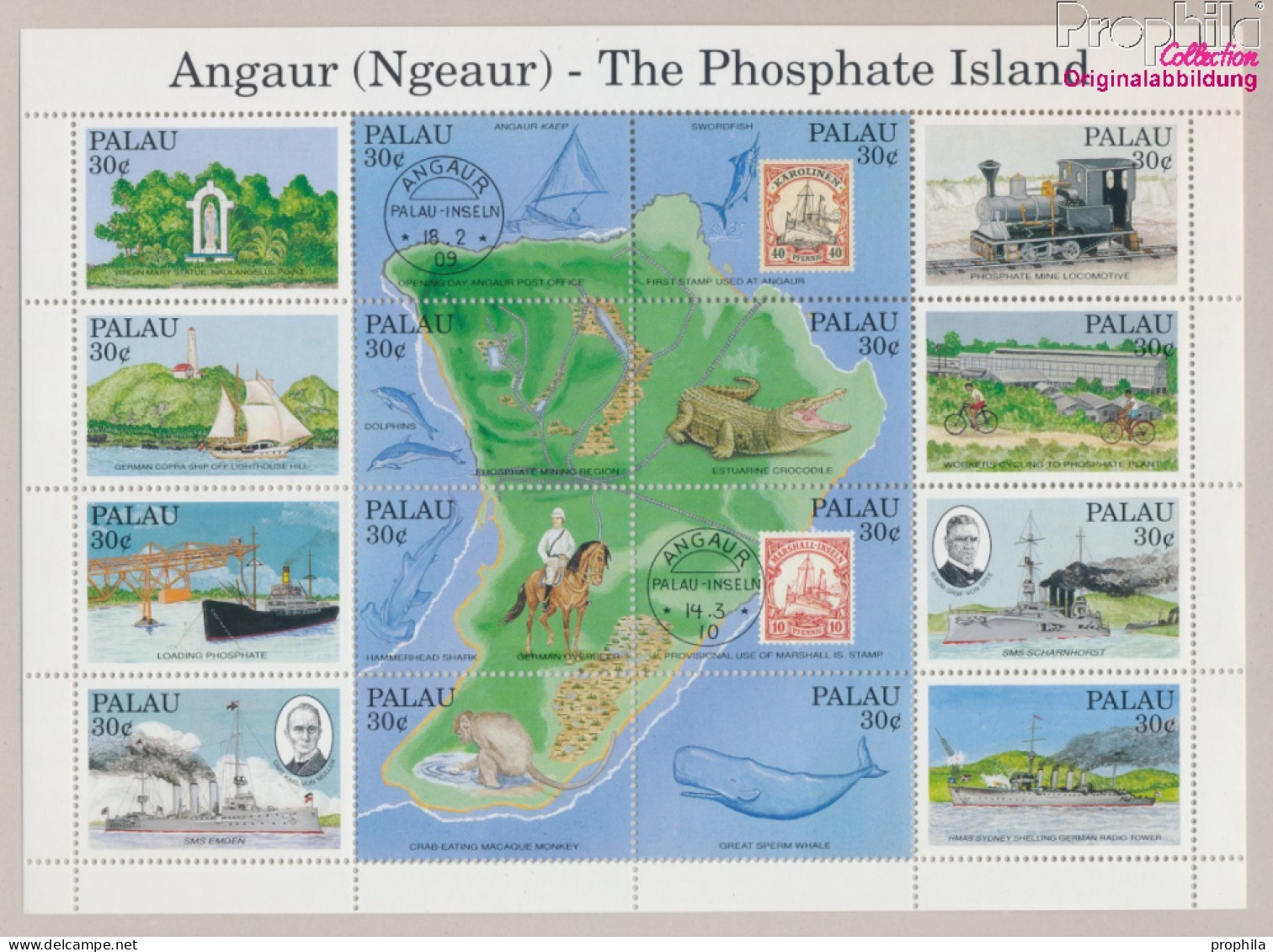 Palau-Inseln 411-426 Zd-Bogen (kompl.Ausg.) Postfrisch 1991 Phosphatinsel Angaur (10161936 - Palau