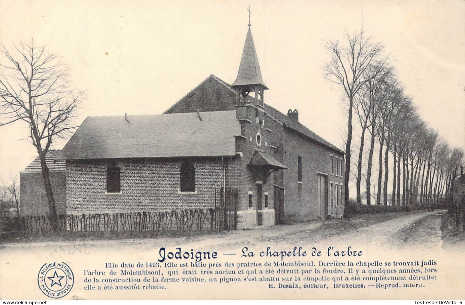 BELGIQUE - Jodoigne - La Chapelle De L'arbre - Carte Postale Ancienne - Jodoigne