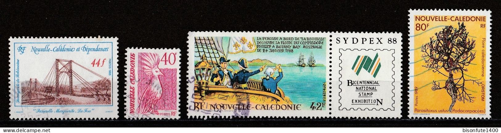 Nouvelle-Calédonie 1981 à 1989 : Timbres Yvert & Tellier N° 449 - 474 - 475 - 479 - 503 - 522 - 560 Et 574 Oblitérés. - Gebraucht