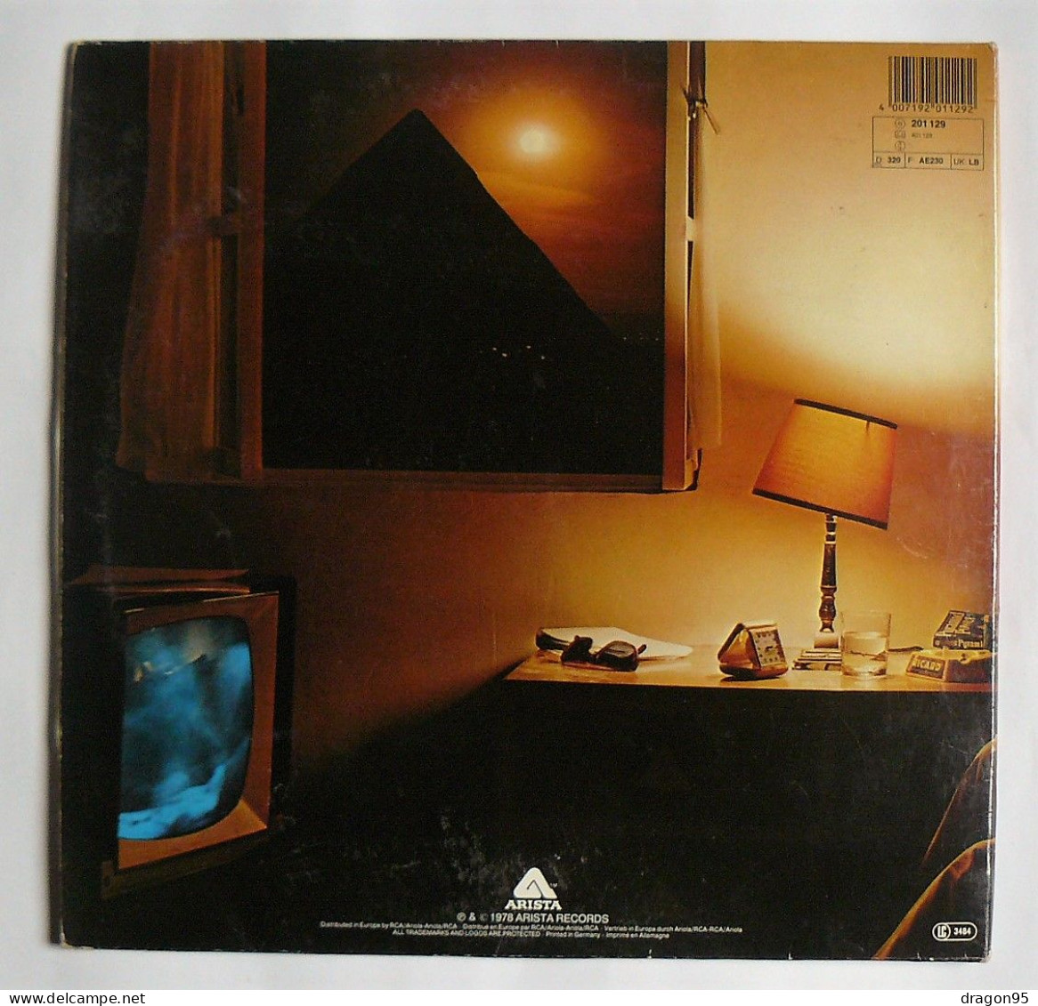 LP The ALAN PARSONS PROJECT : Pyramid - Arista 201 129 - France - 1978 - Autres - Musique Anglaise