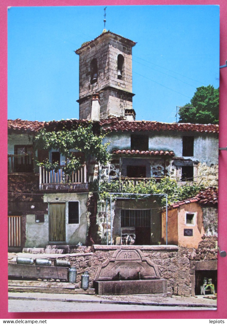 Visuel Très Peu Courant - Espagne - Piedralaves - Avila - Fuente Nueva Y Calle De Los Rosales - Très Bon état - Ávila