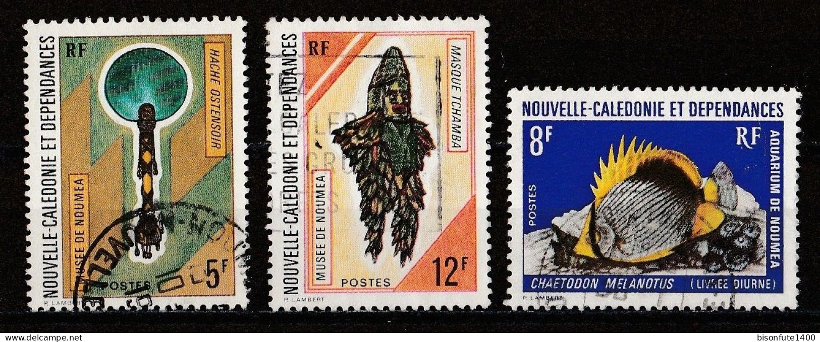 Nouvelle-Calédonie 1970 à 1973 : Timbres Yvert & Tellier N° 369 - 371 - 375 - 379 - 380 - 381 - 383 - 384 Et 387 Oblit. - Used Stamps