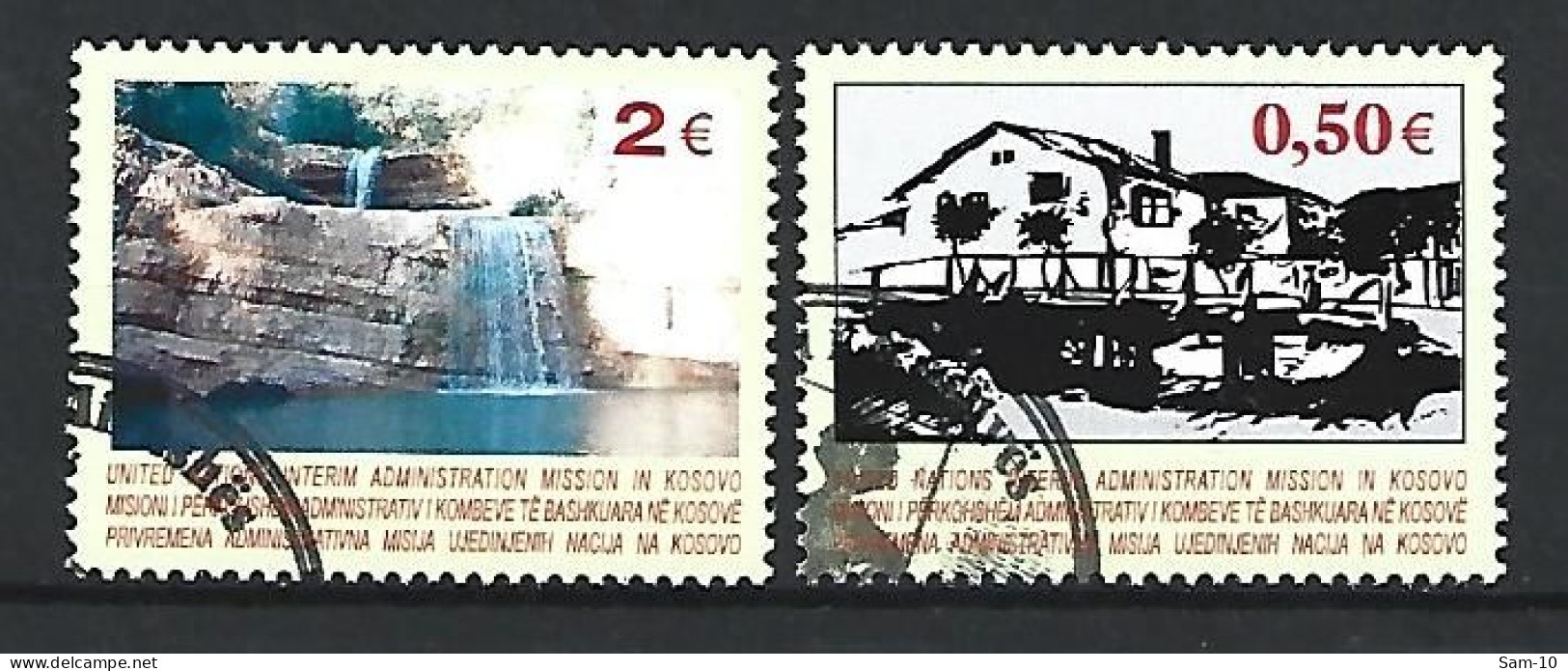 Timbre  Nation Unies  Kosovo  En  Oblitere N 26/27 - Used Stamps