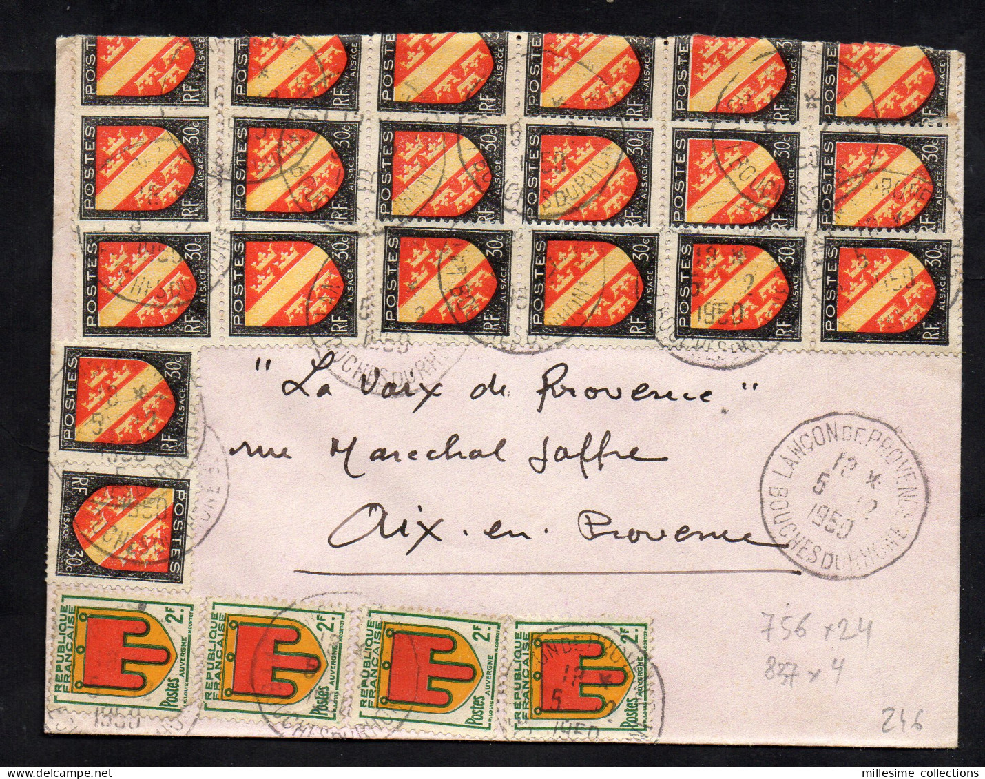 + SUPERBE LETTRE AVEC COMPOSITION REMARQUABLE / A VOIR  !!! - Timbres