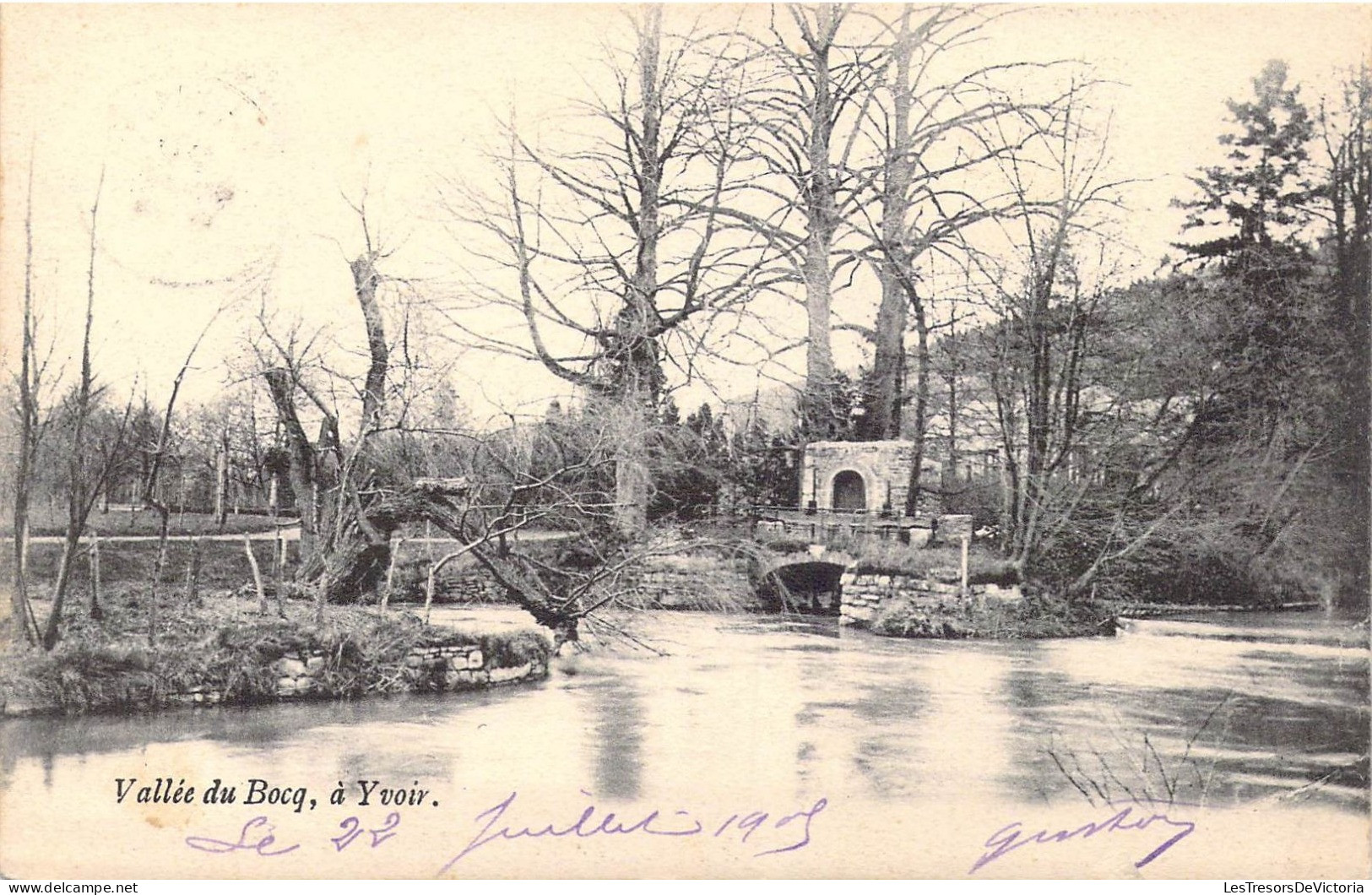 BELGIQUE - Yvoir - Vallée Du Bocq - Carte Postale Ancienne - Yvoir